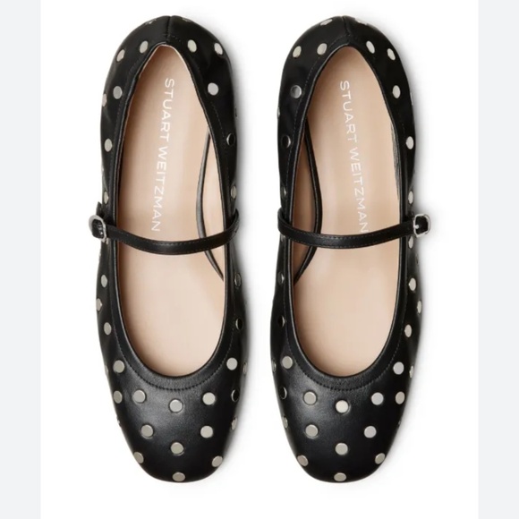 Stuart Weitzman Claris Stud ballet flats - Picture 1 of 8